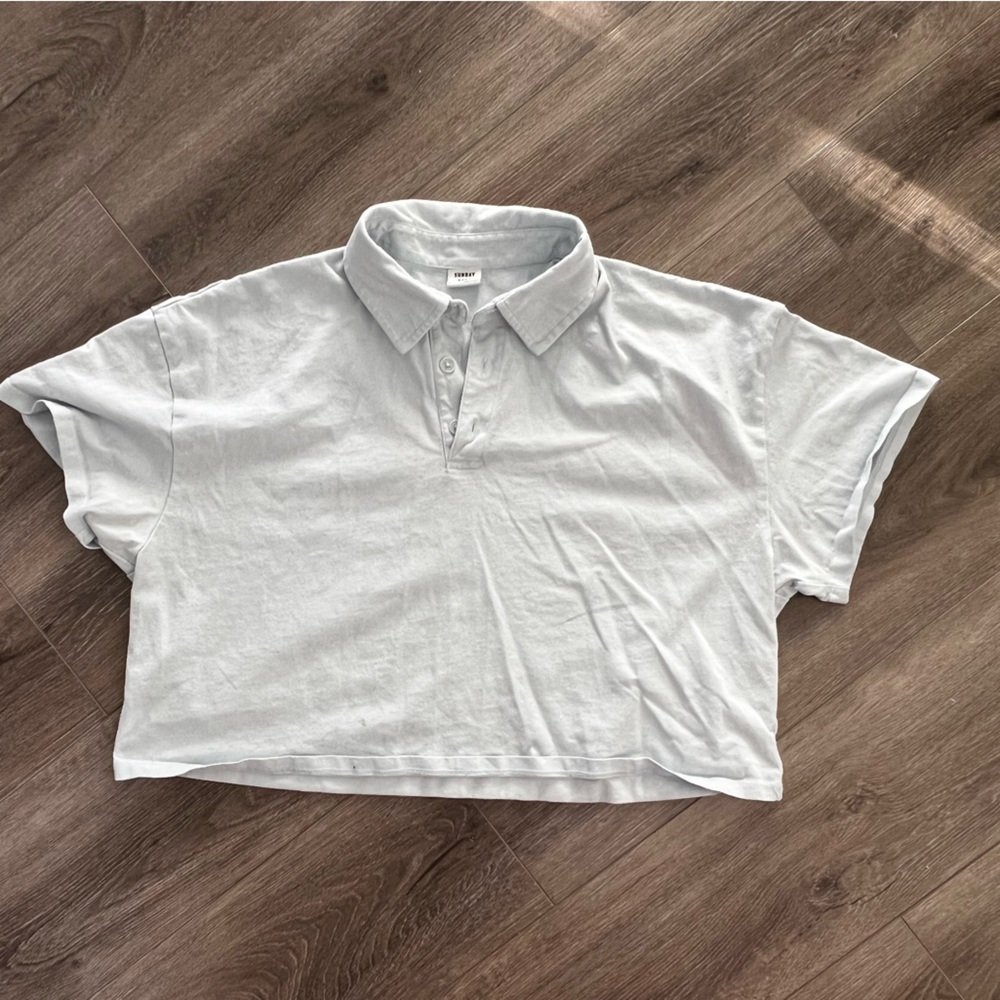 Sunday best cropped polo